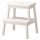 IKEA BEKVAM Taboret s stepenicom, bijeli, 50 cm