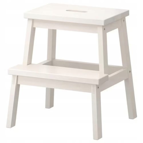 IKEA BEKVAM Taboret s stepenicom, bijeli, 50 cm