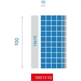   MREŽICA ZA ŠUMSKU OGRADU 100/11/10 L 50MB + spajalice KVADRATNA MREŽICA