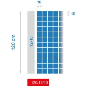   MREŽICA ZA ŠUMSKU OGRADU 120/13/10 L 50MB + spajalice MREŽICA KVADRATNA