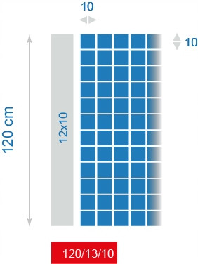 MREŽICA ZA ŠUMSKU OGRADU 120/13/10 L 50MB + spajalice MREŽICA KVADRATNA