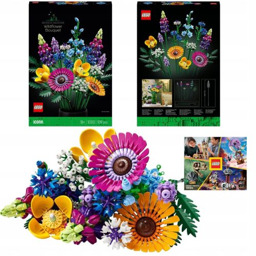  LEGO ICONS 10313 Buket divljih cvjetova + Lego katalog 1/2024 Bricks City Technic Speed Star Wars Harry Potter Duplo