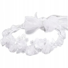   PRIČESTNI VIJENAC S PODIGNUTOM PREDNJOM STRANOM ZA DJEVOJČICE