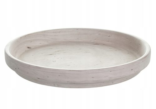 Podloga za cvijeće od terakote Cermax, promjer 28 cm, svijetlo siva