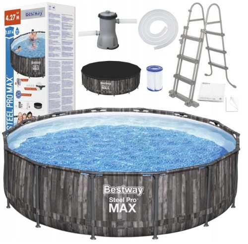 Vrtni bazen - Bestway okrugli bazen 427 x 427 cm