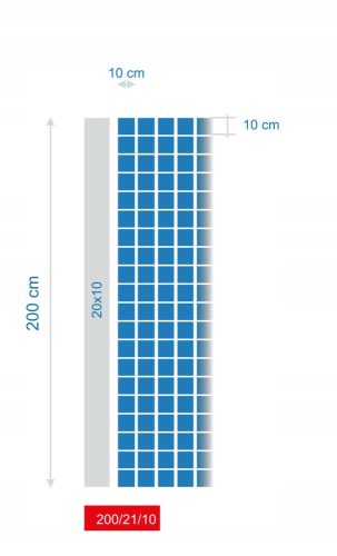 MREŽICA ZA ŠUMSKU OGRADU 200/21/10 L 25MB + spajalice KVADRATNA MREŽICA