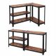 REGAL ZA KNJIGE Songmics MATKAMee-GLR030B01 75 cm x 150 cm x 30 cm crna