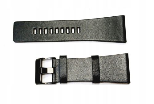 DEBELI CRNI KOŽNI REMEN 32MM + TELESKOPI + ALAT - GOVEĐA KOŽA