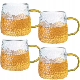 MG Home Elegancija Čaše za Kavu i Čaj 350 ml Set 4 kom.