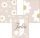 Set od 3 A3 postera BOHO Daisies Baby name Razne boje HIT