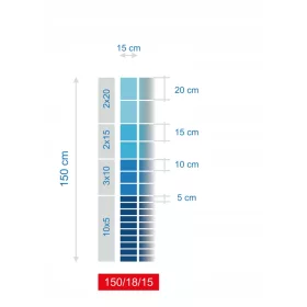   Mreža - MREŽICA ZA ŠUMSKU OGRADU 150/18/15 L 50m + SKOBLE Mostostal-Met