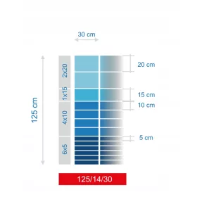   Mreža - MREŽICA ZA ŠUMSKU OGRADU 125/14/30 L 50m + SKOBLE Mostostal-Met