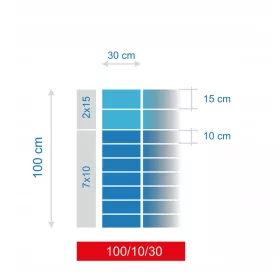   Mreža - MREŽICA ZA ŠUMSKU OGRADU 100/10/30 L 50m + SKOBLE Mostostal-Met