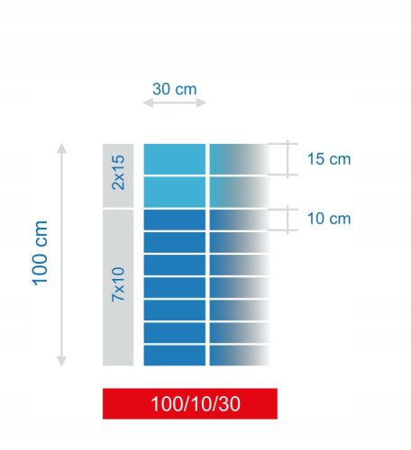Mreža - MREŽICA ZA ŠUMSKU OGRADU 100/10/30 L 50m + SKOBLE Mostostal-Met