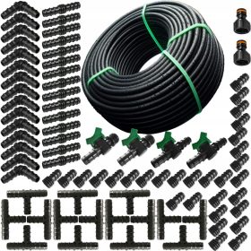   Sustav navodnjavanja kap po kap - SET od 182 ELEMENTA kap po kap vrtno crijevo NAVODNJAVANJE 100M SET4 +100