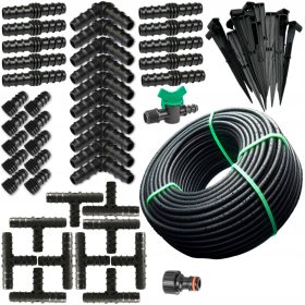    SET od 63 ELEMENTA kap po kap vrtno crijevo NAVODNJAVANJE 100M SET3 + 100