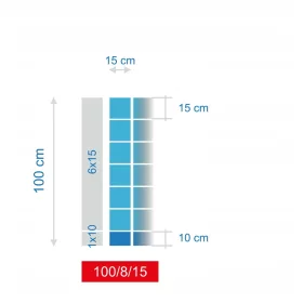 Mreža - MREŽICA ZA ŠUMSKU OGRADU 100/8/15 L + SKOBLE 50m
