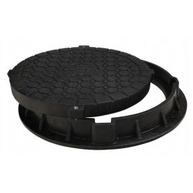   Poklopac šahta za septičku jamu B125 (12,5T) Ø600/800 s bravom