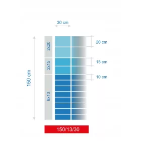   Mreža - MREŽICA ZA ŠUMSKU OGRADU 150/13/30 L 50m + SKOBLE Mostostal-Met