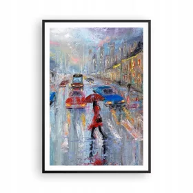   Poster u crnom okviru P2BPA70x100-4251 arhitektura u okviru 70 x 100 cm