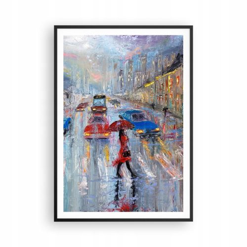 Poster u crnom okviru P2BPA70x100-4251 arhitektura u okviru 70 x 100 cm