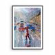 Poster u crnom okviru P2BPA70x100-4251 arhitektura u okviru 70 x 100 cm