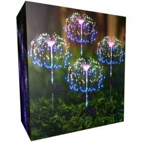  SOLARNA LED LAMPA, stablo maslačka, vatromet, 4 kom