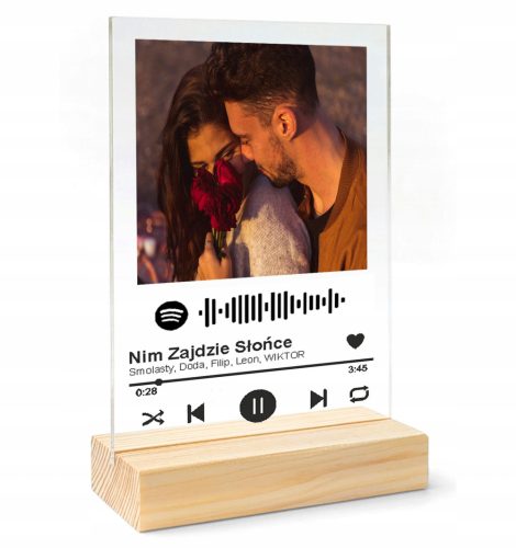 Spotify personalizirani okvir s vašom fotografijom i omiljenom pjesmom - savršen poklon za Valentinovo!
