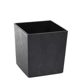    Lamela posuda za cvijeće 30 cm x 30 x 31 cm promjer 30 cm plastična crna