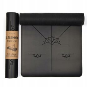 Prostirka za jogu Myga - Ujednačenje 6mm XL - Crna