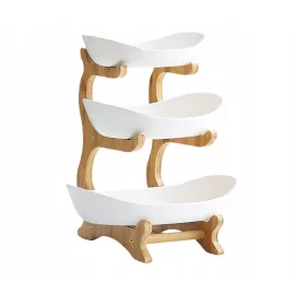 Trostruki stalak za voće i povrće s organizatorom