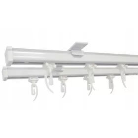 Dvostruka stropna garnišna ALUMINIJSKA STROPNA ŠINA 430 cm