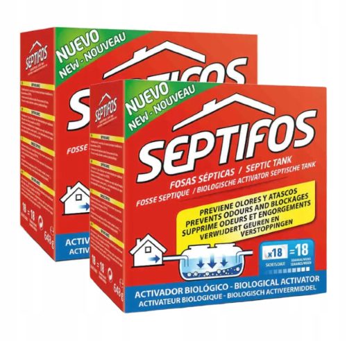Septifos Biološki aktivator za septičke jame 2 x 18 vrećica/648 g