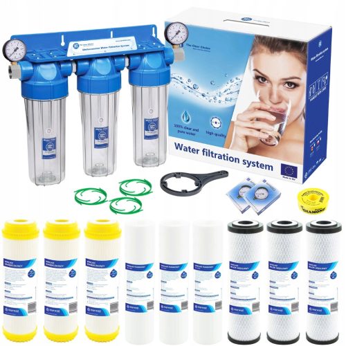 Aquafilter filter PRETHODNI FILTER ZA VODU 3-STUPANJSKO TIJELO 1000 l + 14 drugih proizvoda
