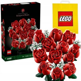    LEGO ICONS 10328 Buket ruža + VP papirna vrećica LEGO 6315792 Srednja