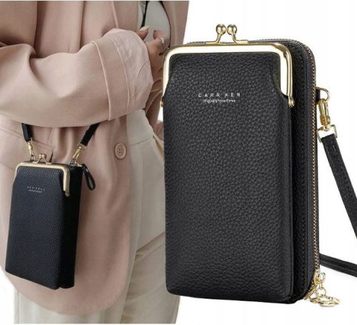 Carr Ken višenamjenska clutch torbica u crno-zlatnoj boji