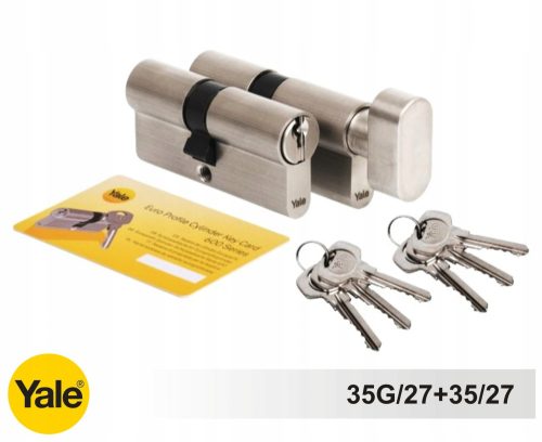 Set YALE Y600 umetaka 35G/27+35/27 za 1 ključ