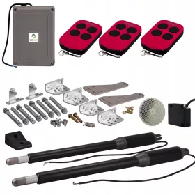   Pogon za vrata - Set za automatska krilna vrata RED FORCE 2x2m, 300KG, IC REFLEX, 3 DALJINSKA