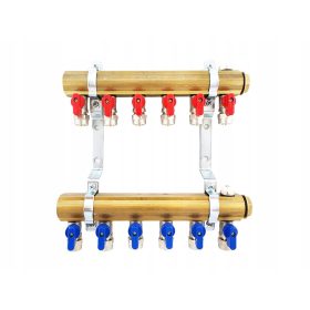 Razdjelnik za centralno grijanje s 6 krugova