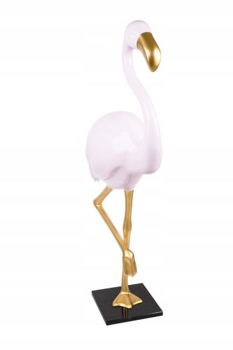  Ekskluzivna figura Flamingo na ružičasto-zlatnoj granitnoj podlozi