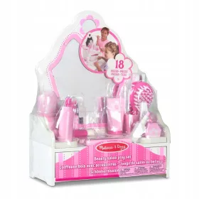   Toaletni stolić Melissa & Doug - Dječji Salon Ljepote s Ogledalom