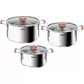 Tefal Opti'Space set lonaca, nehrđajući čelik, 6 kom.