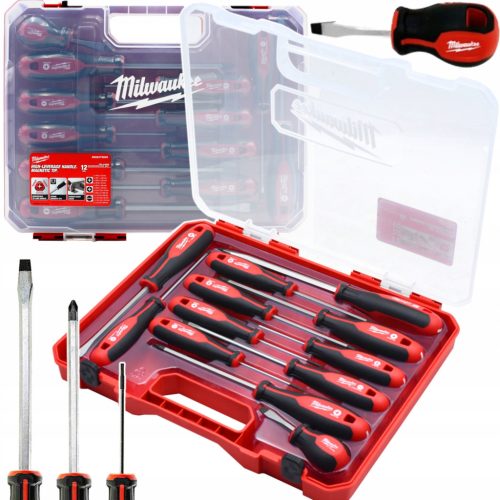 Set alata za odvijanje u koferu Milwaukee 4932472003 12 kom.