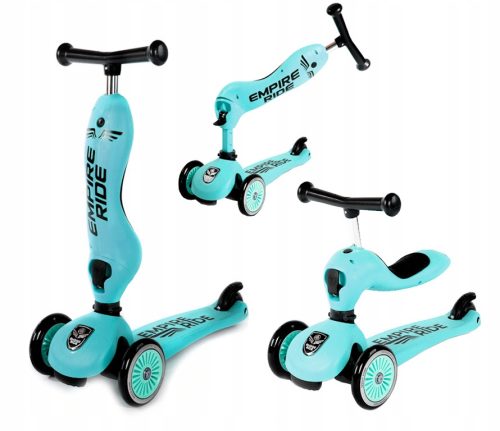 EMPIRE RIDE Skuter za Djecu 2u1 Plavi Hulajnoga Highwaykick