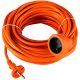 Kraft&Dele vrtni produžni kabel 50 m, 1 kom utičnice, narančasti