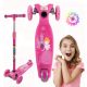 Skuter na tri kotača TOBBI-TOYS PRINCE LED Roza