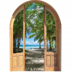   Fototapeta s pogledom na more - zidna dekoracija za transformaciju vašeg prostora