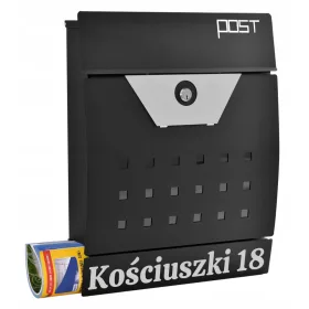 Poštanski sandučić s gazetnikom IVAR + NAPIS