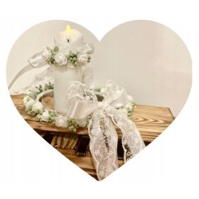 Vijenac za prvu pričest, bijeli i zeleni