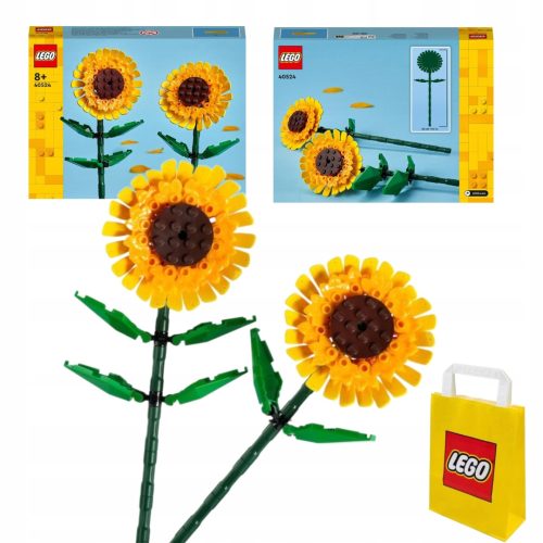  LEGO ICONS 40524 Suncokreti + VP papirna vrećica LEGO 6315792 Srednja